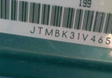 VIN prefix JTMBK31V4650