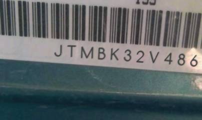 VIN prefix JTMBK32V4860