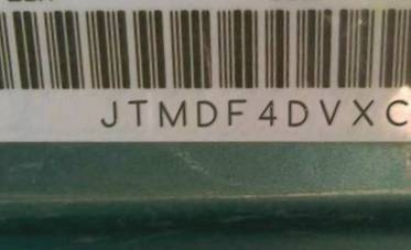 VIN prefix JTMDF4DVXCD0