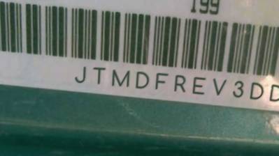 VIN prefix JTMDFREV3DD0