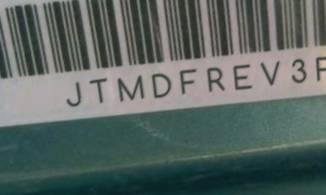 VIN prefix JTMDFREV3FJ0