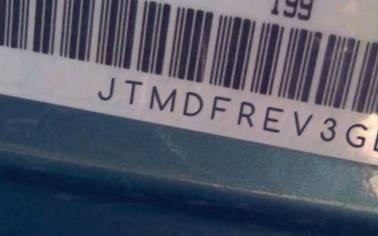 VIN prefix JTMDFREV3GD1