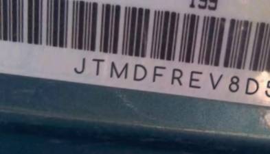 VIN prefix JTMDFREV8D50