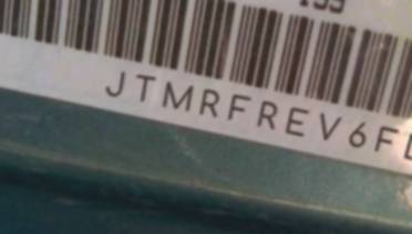 VIN prefix JTMRFREV6FD1