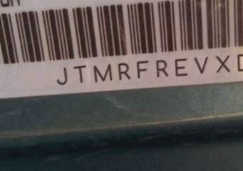 VIN prefix JTMRFREVXD50