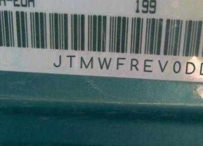 VIN prefix JTMWFREV0DD0