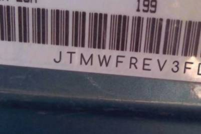 VIN prefix JTMWFREV3FD0