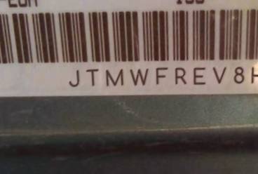 VIN prefix JTMWFREV8HJ1