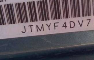 VIN prefix JTMYF4DV7A50