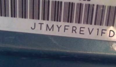 VIN prefix JTMYFREV1FD0