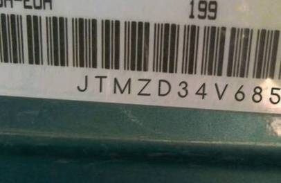 VIN prefix JTMZD34V6851