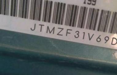VIN prefix JTMZF31V69D0