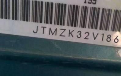 VIN prefix JTMZK32V1860