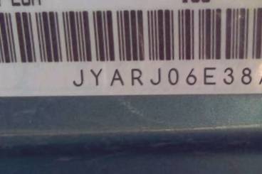 VIN prefix JYARJ06E38A0