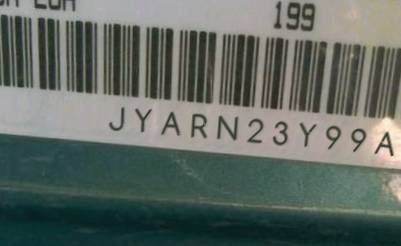 VIN prefix JYARN23Y99A0