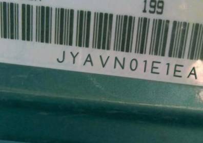 VIN prefix JYAVN01E1EA0