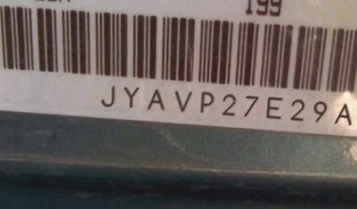 VIN prefix JYAVP27E29A0