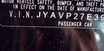 VIN prefix JYAVP27E39A0