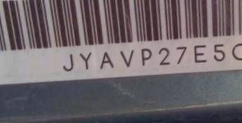 VIN prefix JYAVP27E5CA0