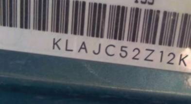 VIN prefix KLAJC52Z12K7