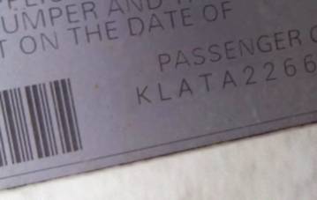 VIN prefix KLATA22662B6