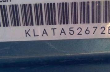 VIN prefix KLATA52672B6