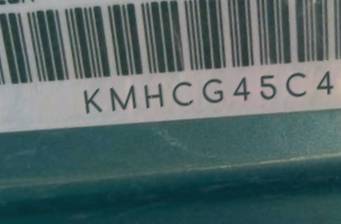 VIN prefix KMHCG45C45U6