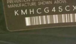 VIN prefix KMHCG45CX5U5