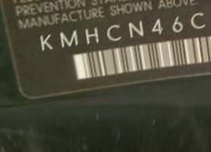 VIN prefix KMHCN46C39U3