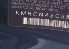 VIN prefix KMHCN46C68U2