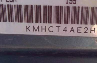 VIN prefix KMHCT4AE2HU1