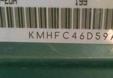 VIN prefix KMHFC46D59A3