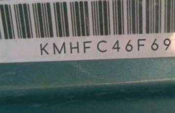 VIN prefix KMHFC46F69A4