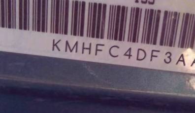 VIN prefix KMHFC4DF3AA4
