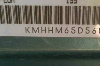 VIN prefix KMHHM65D56U1