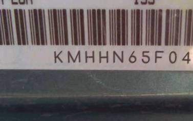 VIN prefix KMHHN65F04U1