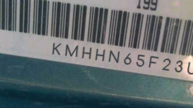 VIN prefix KMHHN65F23U1