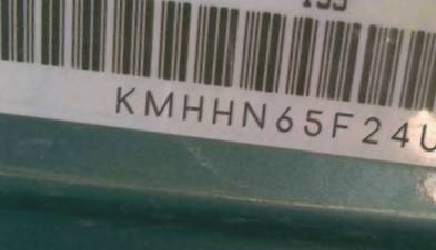 VIN prefix KMHHN65F24U1