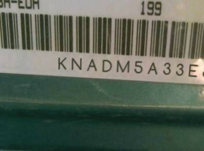 VIN prefix KNADM5A33E63
