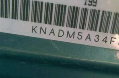 VIN prefix KNADM5A34F64