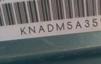 VIN prefix KNADM5A35D60