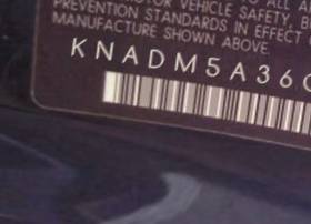VIN prefix KNADM5A36G66
