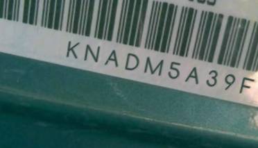 VIN prefix KNADM5A39F64
