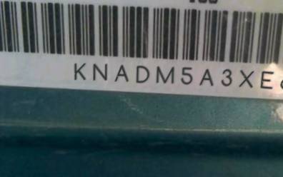 VIN prefix KNADM5A3XE64