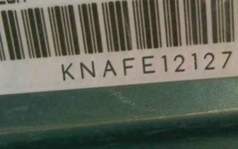 VIN prefix KNAFE1212753