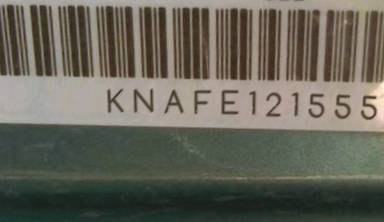 VIN prefix KNAFE1215551