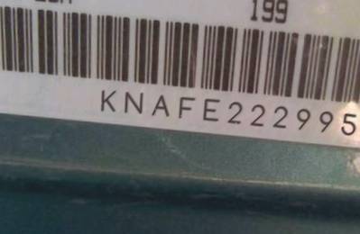 VIN prefix KNAFE2229955