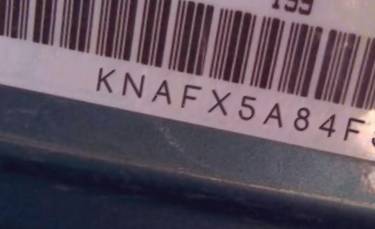 VIN prefix KNAFX5A84F53