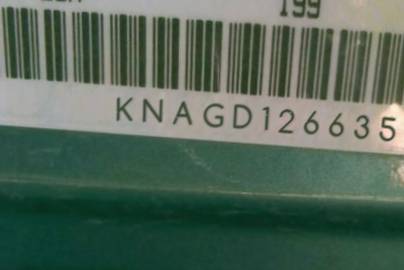 VIN prefix KNAGD1266352