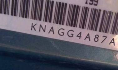 VIN prefix KNAGG4A87A53